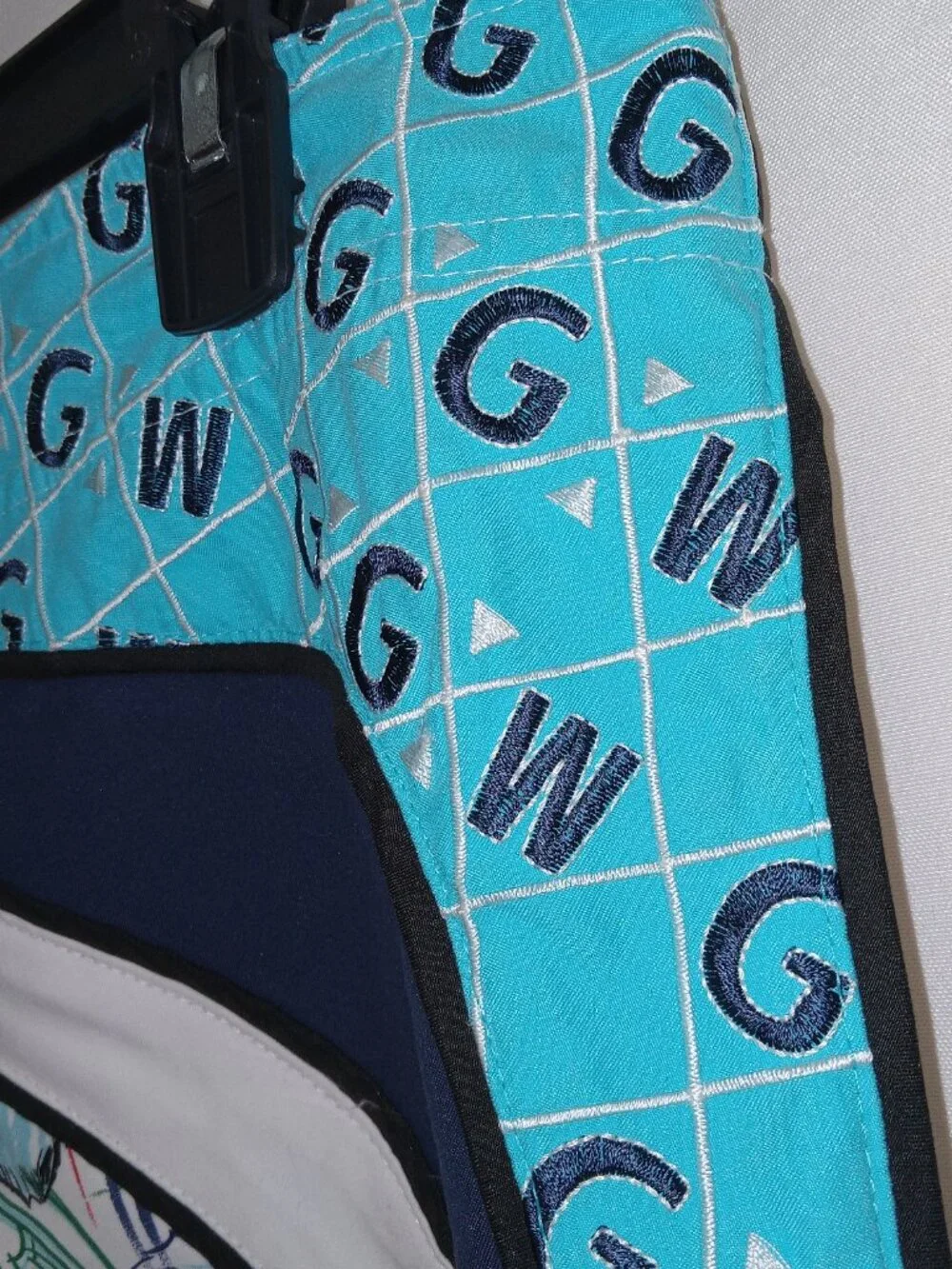 Girls Gone Wild Board Shorts M Floral Tribal Surf Swim Trunks RARE Y2K NWOT